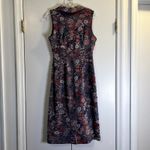 Anthropologie MAEVE jacquard soft stretchy floral dress size 8 Purple Photo 8