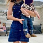 Halter Denim Dress Size 4 Photo 2