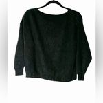 J.Crew Point Sur Black Cotton Pointelle Knit Drop Shoulder Sweater Size XS Photo 1