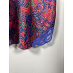 Victoria's Secret  Gold Label Vintage Satin Bright Floral Lace Mini Slip Dress XL Photo 3