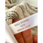 Madewell  | NWT Crewneck Long-Sleeve Knit Tee in Stripe navy cream | Sz M Photo 8