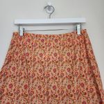 Faded Glory Vintage  Floral Paisley Patterned Midi Pencil Skirt M Photo 5