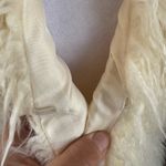 Le chateau  shaggy faux fur cream vest M Photo 5