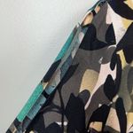 Maeve Anthro  black floral shift dress small Photo 7