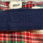 Aerie EUC Women’s  Festive Plaid Cargo Pajama Bottoms Size M Photo 2