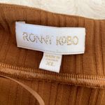 NWT Ronny Kobo Mora Textured Ribbed Maxi Dress in Whiskey Brown Size XL Photo 8