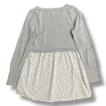 A pea in the pod Maternity Gray Polka Dot Tunic Top Long Sleeve Size M Photo 5