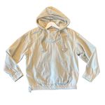 American Eagle  cream cotton hooded pullover sweater size xs Photo 1