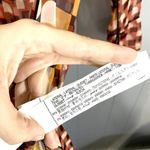 ZARA Red Geometric Mod Print Button-down Sheer Cover-up Dress Long Tunic XS Photo 2