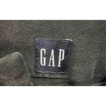 Gap Black Baggy Wide Leg Mid-Rise Stretchy Pants With Attached Belt Photo 1
