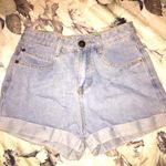 Denim Highwaisted Shorts Blue Photo 0