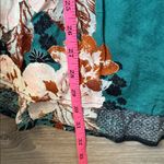 Free People NEW Womens Green Mikayla Print Long Sleeve Deep V Neck Tunic Medium Photo 11