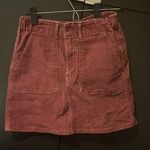 American Eagle maroon corduroy skirt super stretch Photo 0