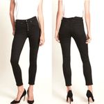 Veronica Beard Debbie Skinny High Rise Onyx Black Jeans Button Fly Size 26 Photo 1