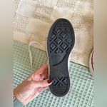 Converse  Red and White Striped High-Tops
Size 7M/9W Photo 2