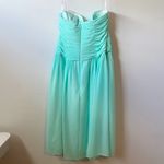 Donna Morgan NEW Strapless Sweetheart Ruched Chiffon Bridesmaids Dress Size 10 Photo 1
