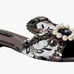 XOBZJH Evening Dress Slides Sandals Luxury Wedding Party Rhinestone Size 42 Photo 0