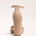 Sam Edelman Oatmeal Suede Yancy Ankle Strap Heels Photo 5