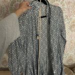 ZARA  White Blue Belted Dress Photo 2