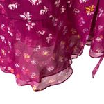 Diane Von Furstenberg  Layton Silk Jersey Chiffon Ruffle Wrap Dress size 10 Photo 9