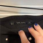 ZARA Black mini Skirt with Pearl Embellishments size S Photo 4