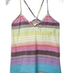 Mara Hoffman Gauze Rainbow Stripe Tank Top XS Photo 1