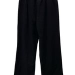 Abela Story + Co Wide Leg Cotton Sweatpants Black Women’s Size Large Photo 3