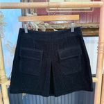 BDG Urban Outfitters Black Corduroy Cargo Utility Style Skirt ~ Size Medium ππ Photo 0