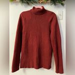 EXPRESS Vintage  Women's Cowl Neck Sweater - Deep Red Photo 2