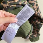 Adidas  Sweatshirt Top Camuflage Logo Print Athletic‎ Womens Size M Green Photo 7