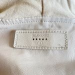 BLANK NYC  Private Practice Wrap Jacket Cream Small Off White Leather‎ Moto Biker Photo 4