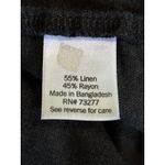 Sonoma  Black Sleeveless Tank‎ Sundress Pleated Pockets Linen Size PL Photo 6