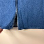Vintage 90s Gitano blue denim mini skirt fitted grunge boho festival 10/12 Photo 5