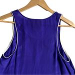 Anthropologie Maeve Purple & White Colorblock Silk Tank Top Size 8 Photo 5