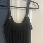 In Bloom by Jonquil xl nightgown fulll stretchy long adjustable strap velvet Black Photo 3