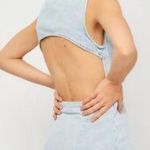 ZARA blue denim mini dress Photo 1