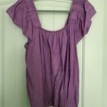 Lilly Pulitzer  Purple Ruched Blouse Photo 0