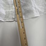 Joie  Tank Top Womens XL White Button Front Textured Gauze Sleeveless 100% Cotton Photo 5