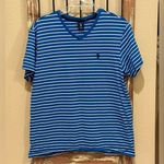 U.S. Polo Assn. Blue And White Striped Photo 0