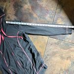 Motherhood Maternity  Gray Pink Hoodie Zip Up Ruching Side Jacket Medium Photo 5