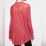 Free People  Spring Valley Long Sleeve waffle knit thermal top medium EUC Photo 3