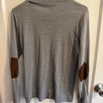 Ralph Lauren Lauren Gray Long Sleeve Top with Shoulder Detail - Large Photo 3