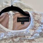 Betsy and Adam  Lace White Overlay Dress Size 8‎ Photo 6