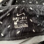 Nike Running Dri Fit Black and Gray Mixed Print Full Length Athletic Leggings Photo 1