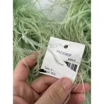 Sleeper  Boheme Mint Green Feather Trim Satin Slip Midi Dress Size Small NWT Photo 7