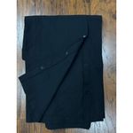 Uniqlo NEW  Women Black Snap-Side Pants 27 W Casual Wide Leg Side Button Trousers Photo 8
