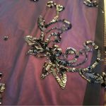 Rimini by Shaw Purple Sequin Halter Gown Size 6 Petite Photo 8