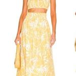 Faithfull the Brand  Kiera Midi Skirt in El Marsa Floral Marigold Women’s M New Photo 0