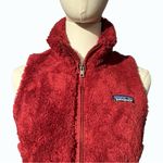 Patagonia Los Gatos Fleece Vest XS Red Women’s Zip-Up Soft & Cozy Photo 1