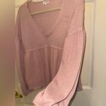Eyeshadow  Pink Knit Blouse Photo 2